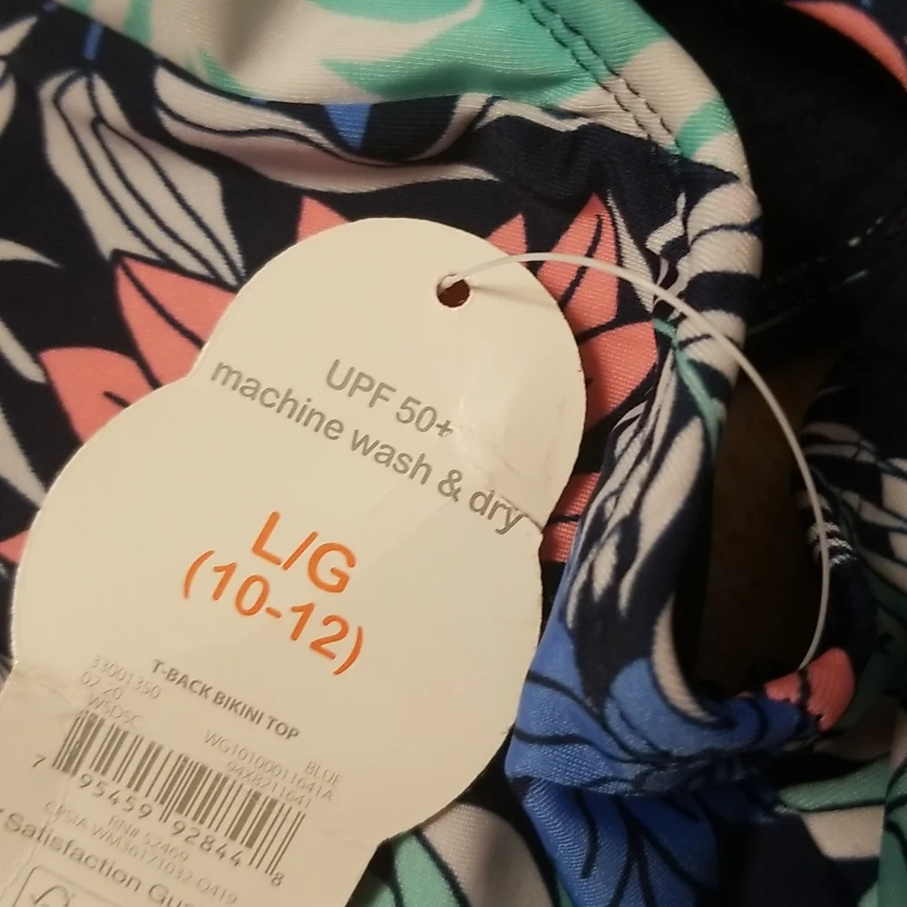 NWT Wonder Nation Swim Top Sz 10/12